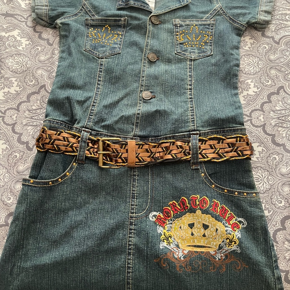 Girls jean dress